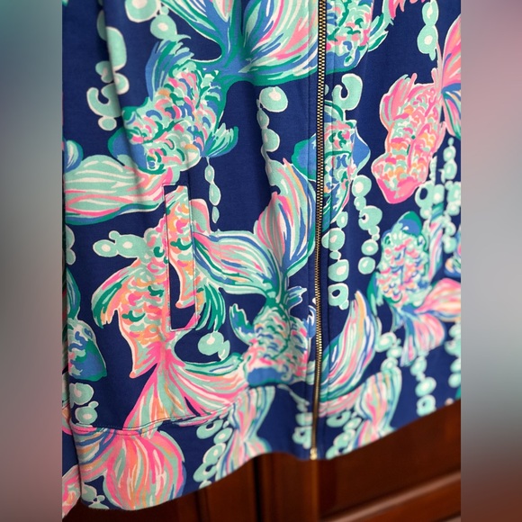 Lilly Pulitzer Reagan Zip Up Going Coastal Size Small - Picture 3 of 4